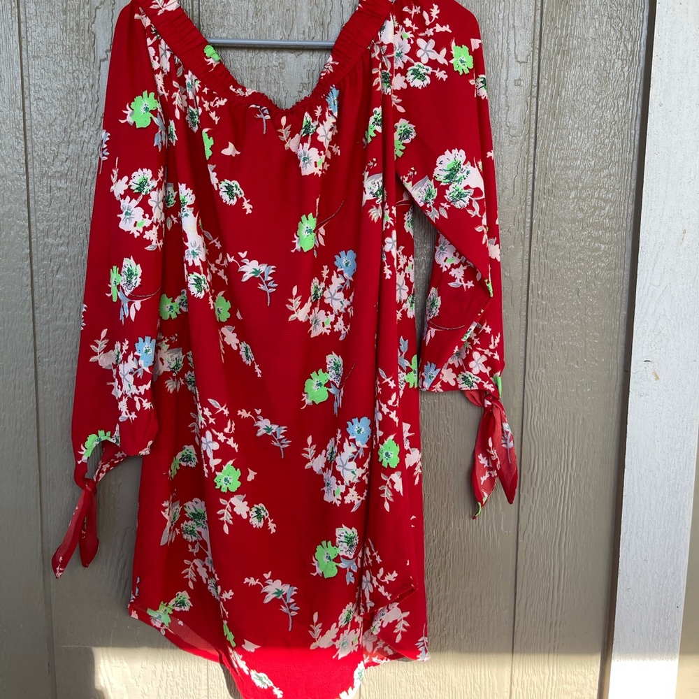 Off the shoulder dress